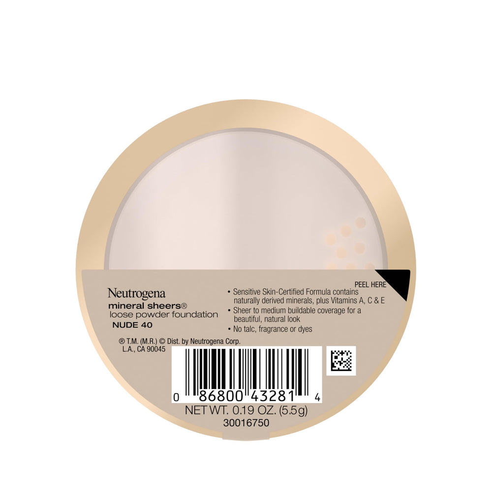 Neutrogena Mineral Sheers natural-shade-range option for varied tones.