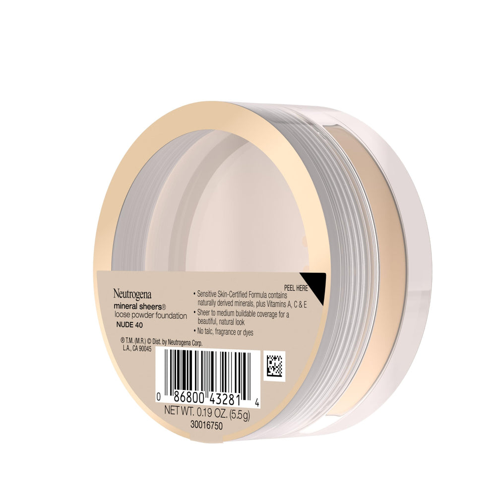 Neutrogena Mineral Sheers soft-finish on skin for a natural look.