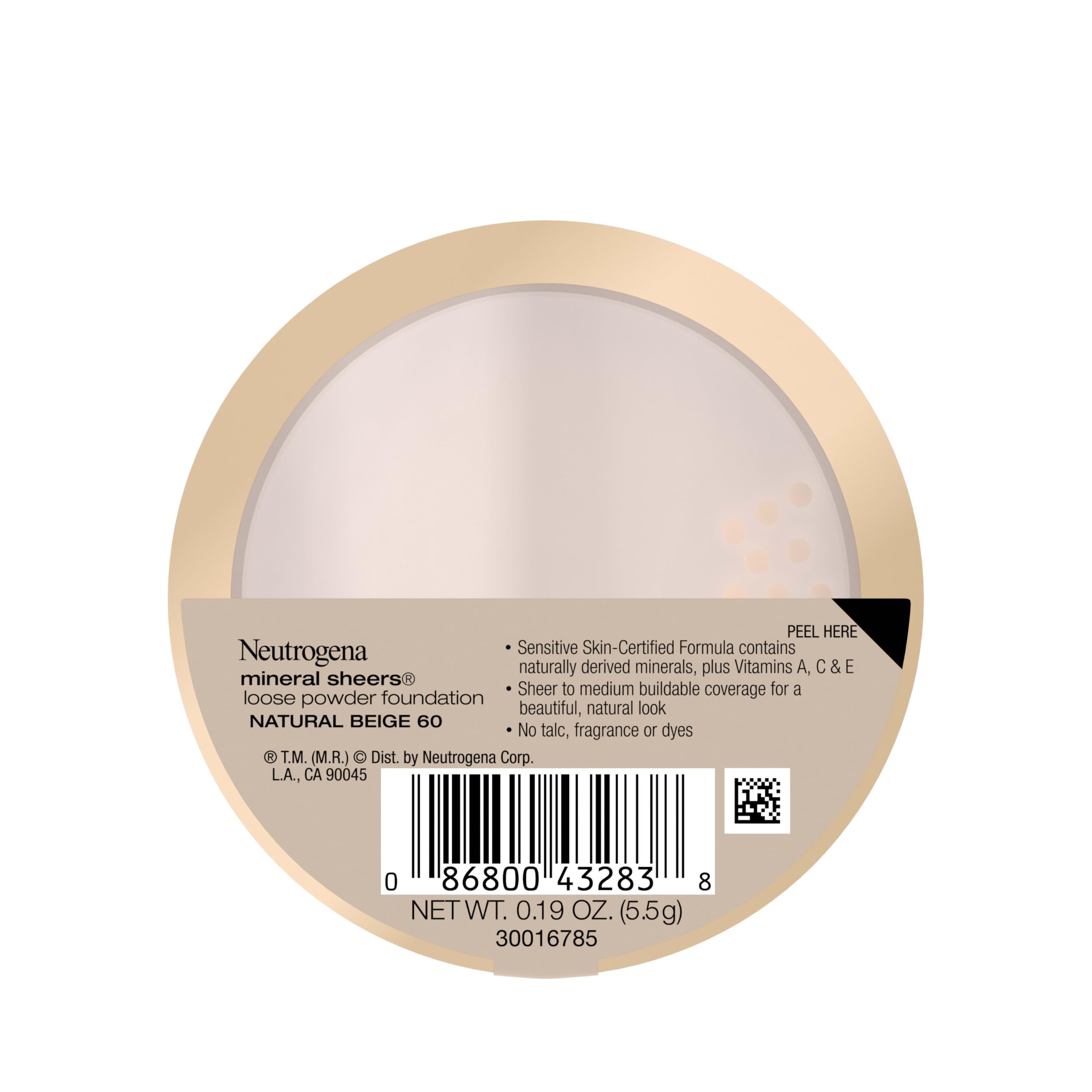 Neutrogena Mineral Sheers natural finish through seamless blend during application.