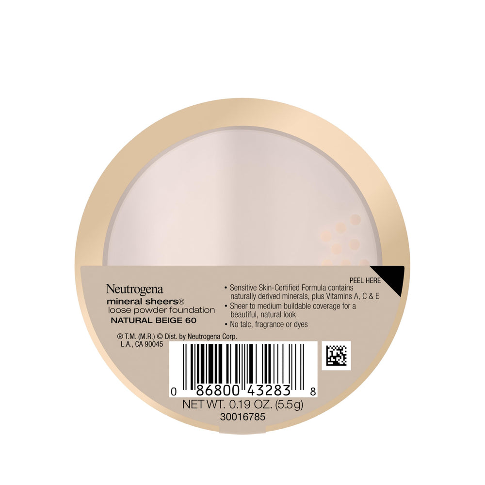 Neutrogena Mineral Sheers natural finish through seamless blend during application.