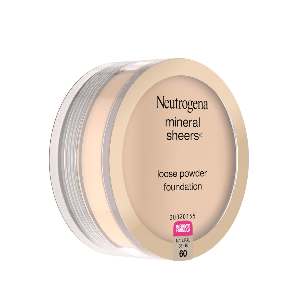 Neutrogena Mineral Sheers gentle, sensitive-skin friendly mineral powder for daily use.