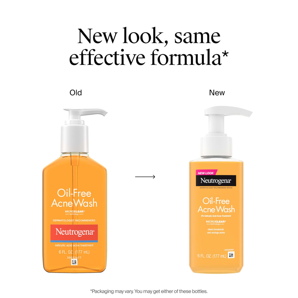 Neutrogena Oil-Free Acne Wash foam close-up highlighting rich lather