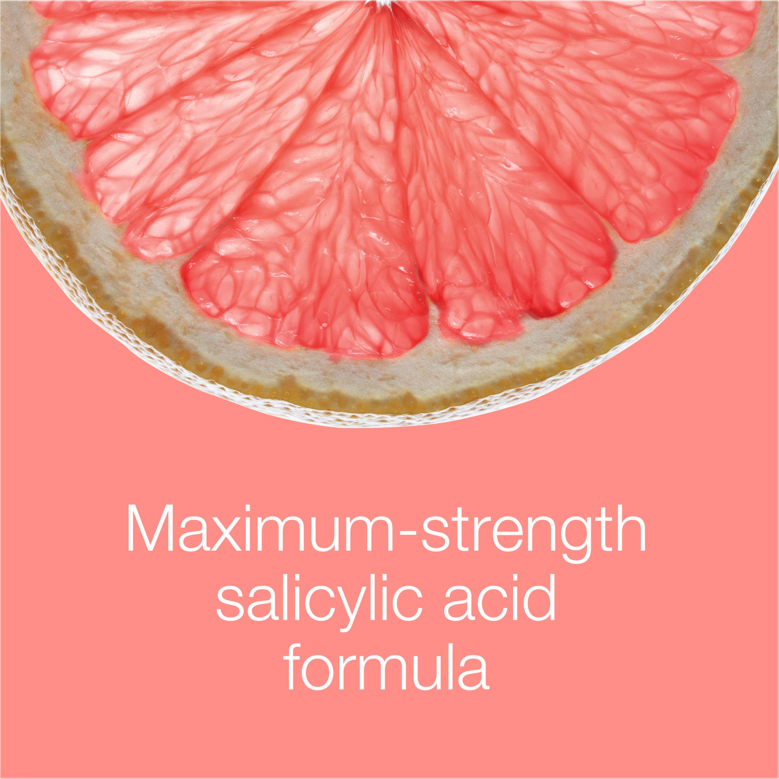 Foaming action of Neutrogena Pink Grapefruit cleanser during a wash.