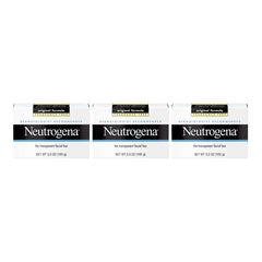 Neutrogena Original Amber Bar front view, fragrance-free daily cleansing.