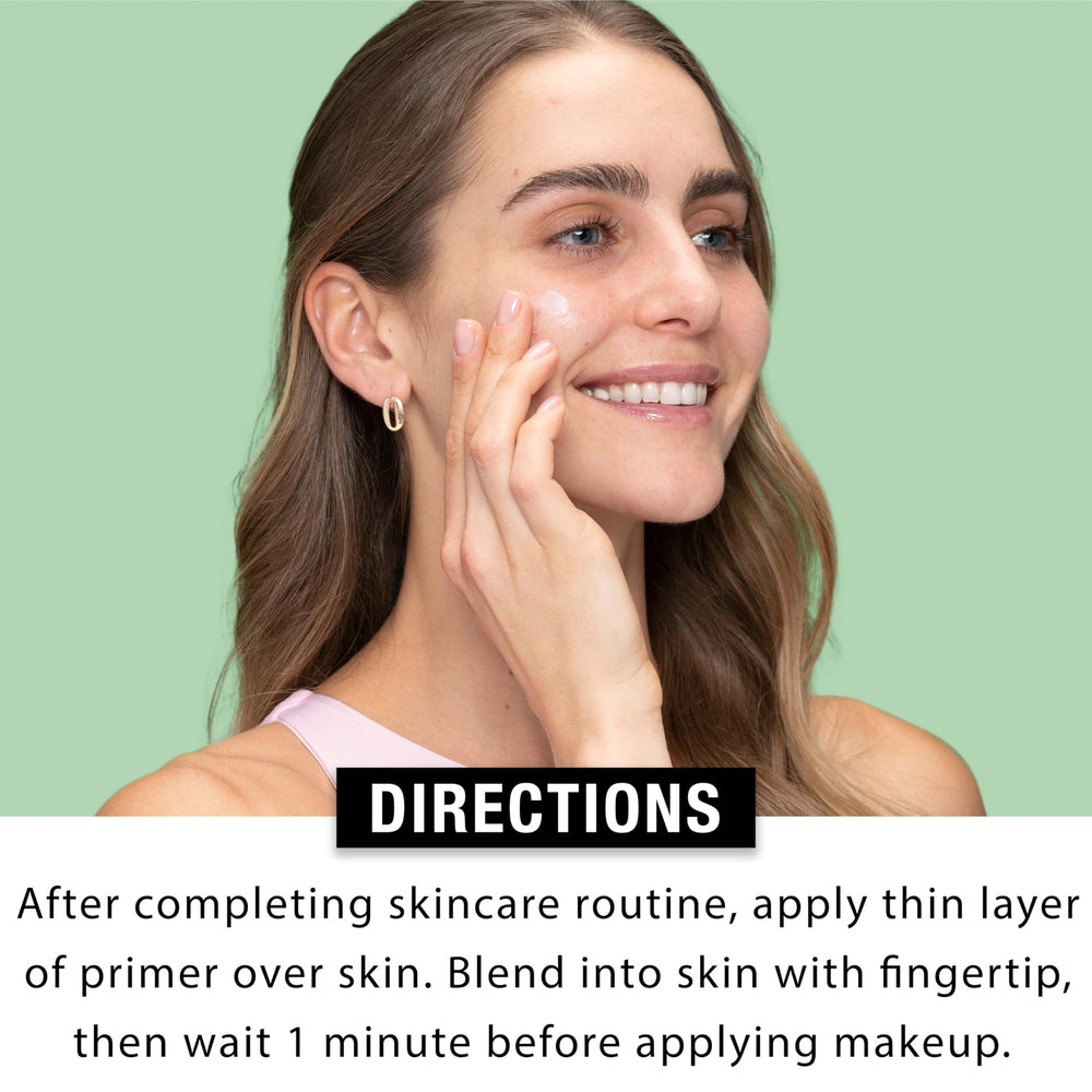Neutrogena under-makeup primer preps skin with a controlled, oil-free matte look.