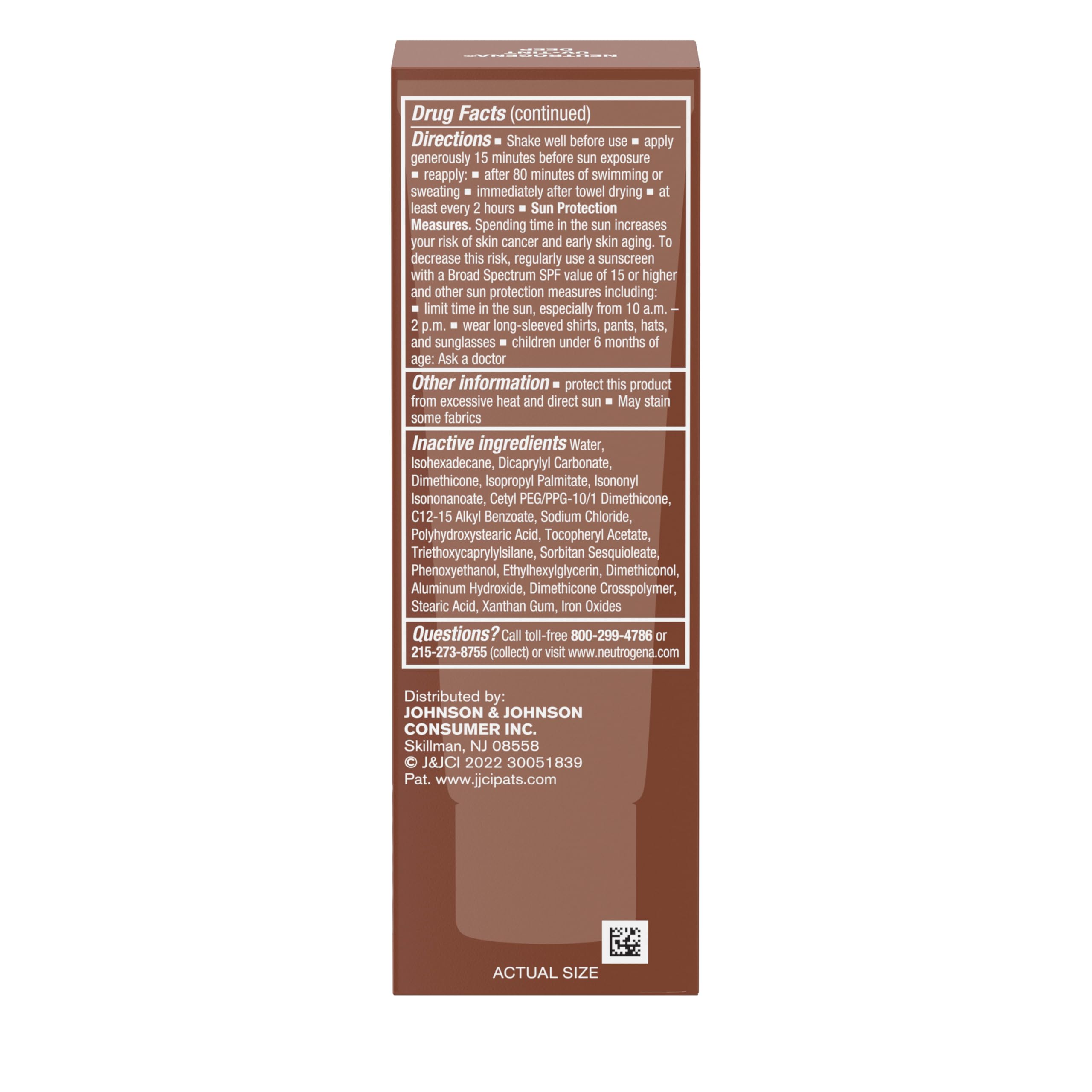 Water-resistant formula lasts through light sweat and humidity.