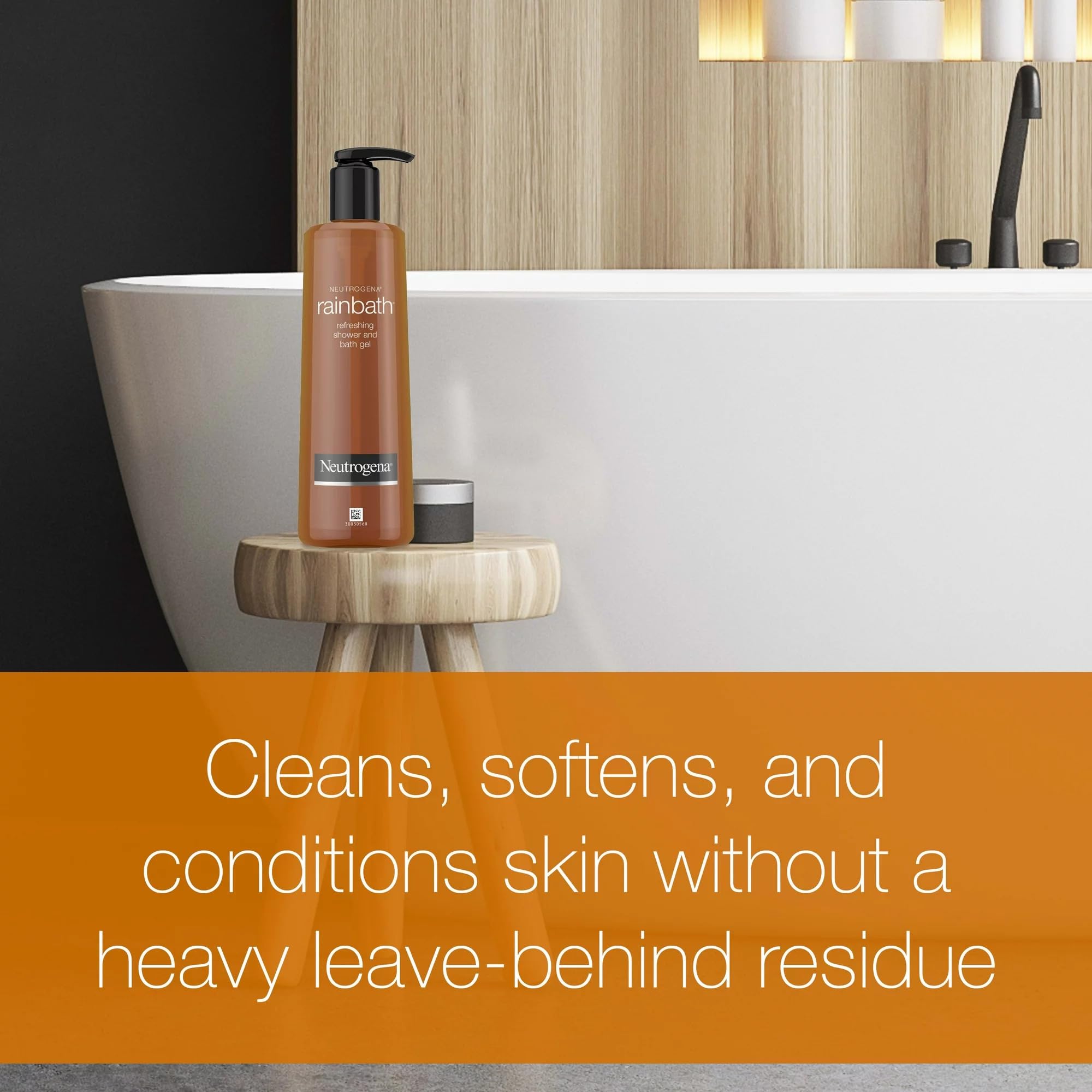 Neutrogena Rainbath 3-pack packaging emphasizes value and convenience.