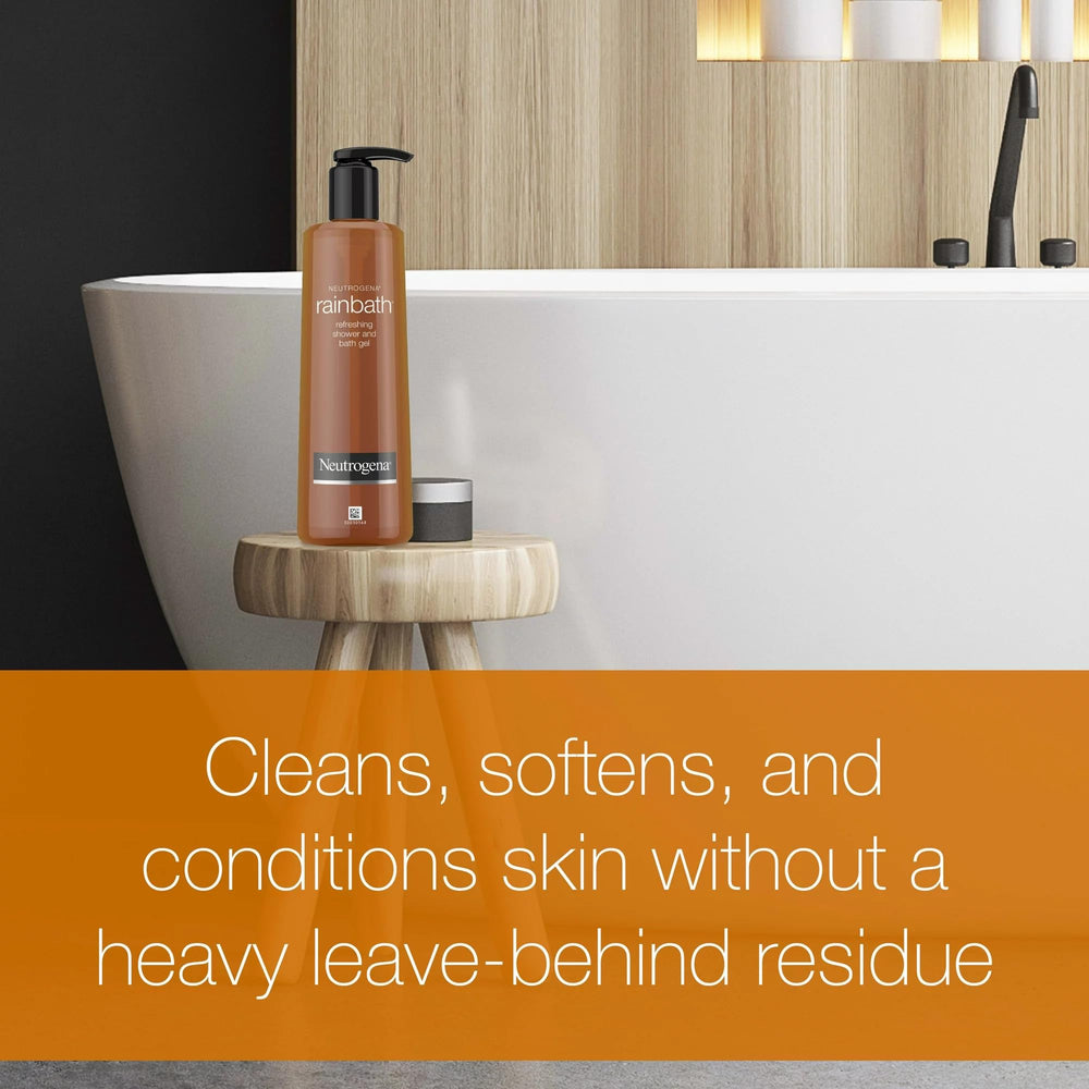 Neutrogena Rainbath 3-pack packaging emphasizes value and convenience.