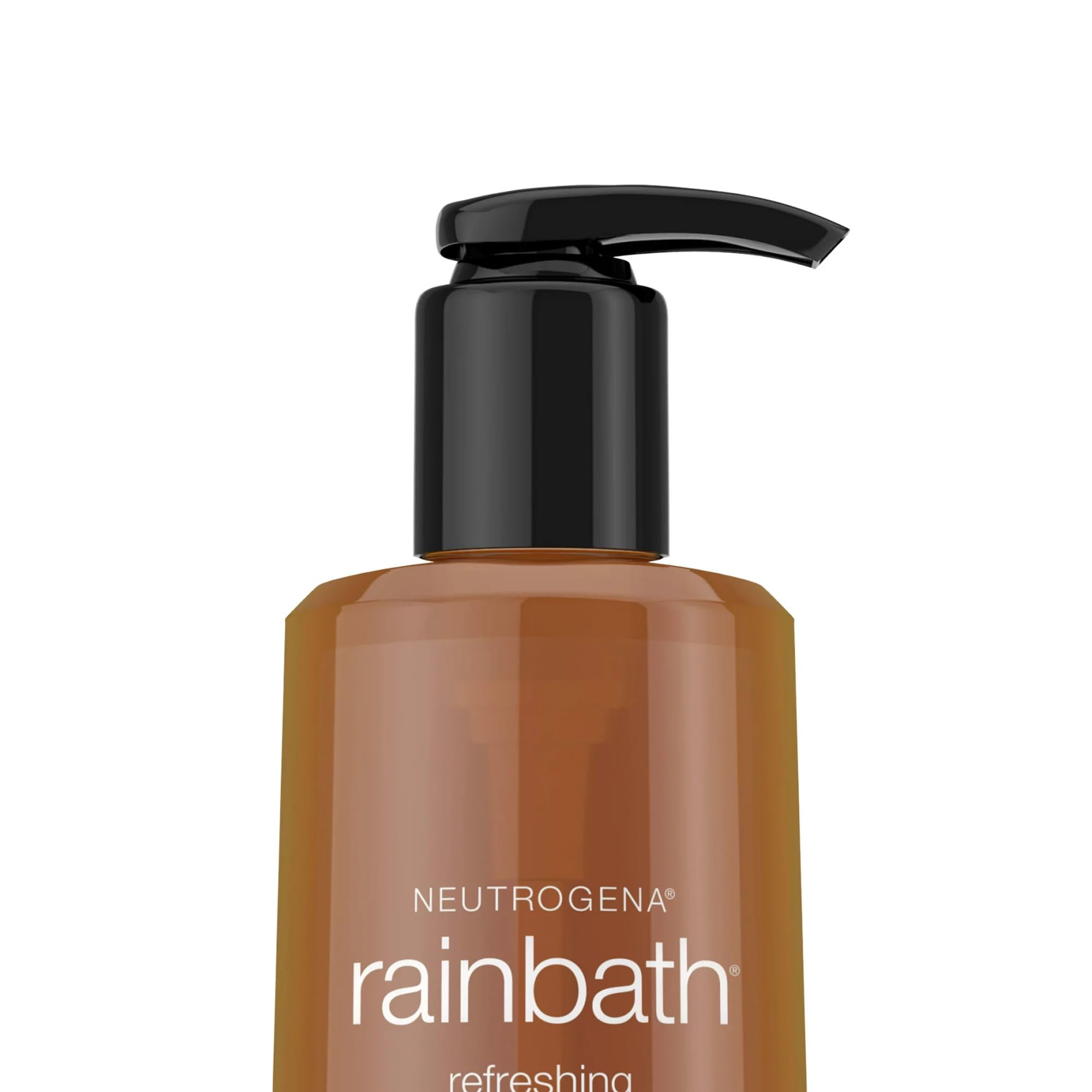 Neutrogena Rainbath ingredients label highlights clean formula and care.