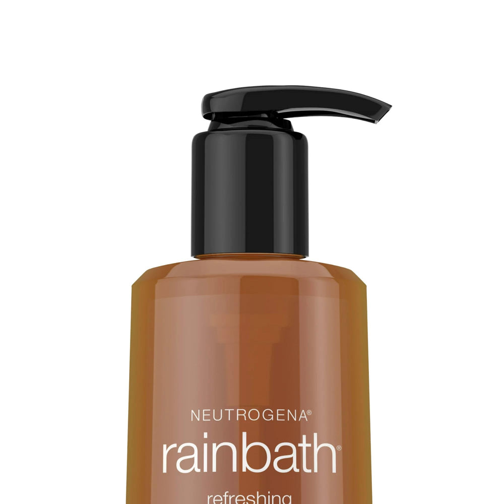Neutrogena Rainbath ingredients label highlights clean formula and care.