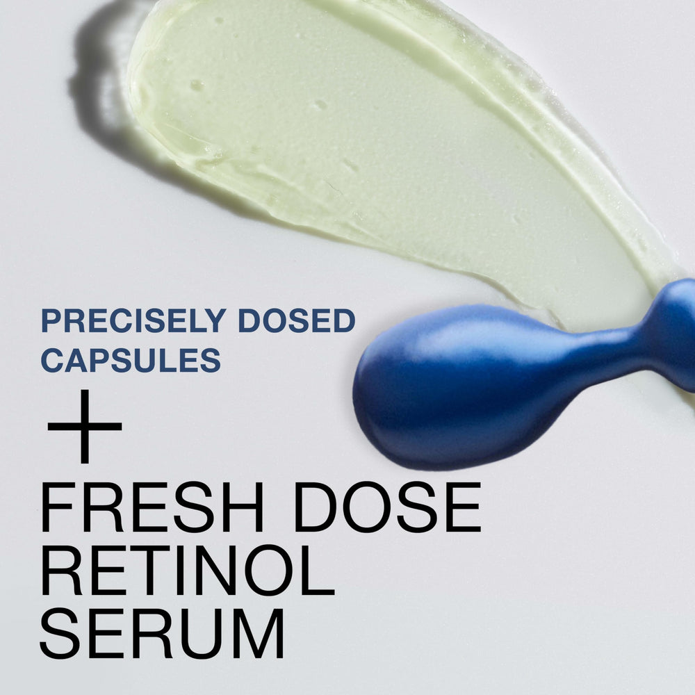 Neutrogena Rapid Wrinkle Repair application on hand shows light, non-greasy texture.
