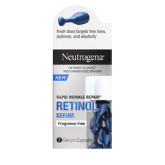 Neutrogena Rapid Wrinkle Repair fragrance-free label on packaging