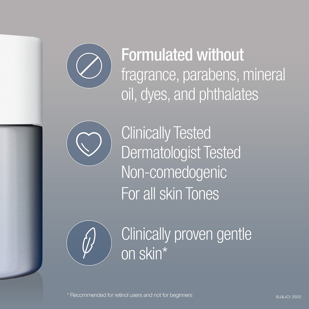 Neutrogena Rapid Wrinkle Repair ingredients label closeup