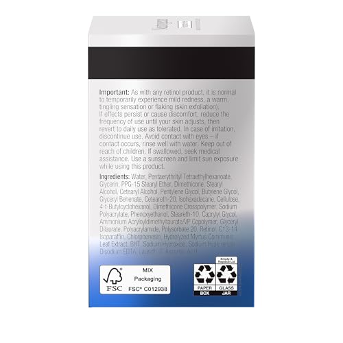 Neutrogena Rapid Wrinkle Repair jar with timer illustration
