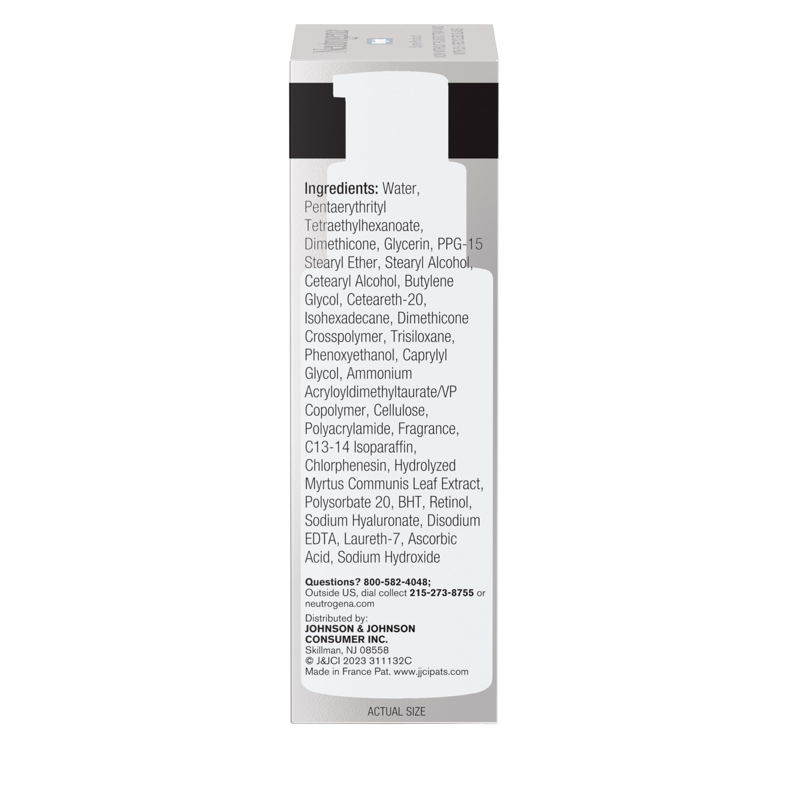 Neutrogena Rapid Wrinkle Repair Night application glow after use.