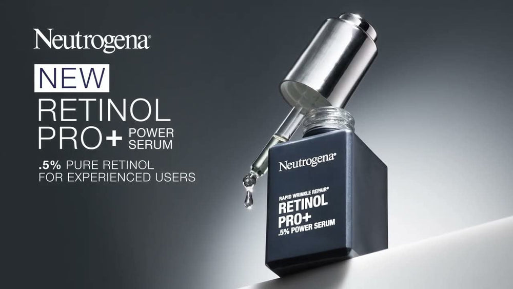 Neutrogena Rapid Wrinkle Repair applying on skin demonstrates a user-friendly routine.