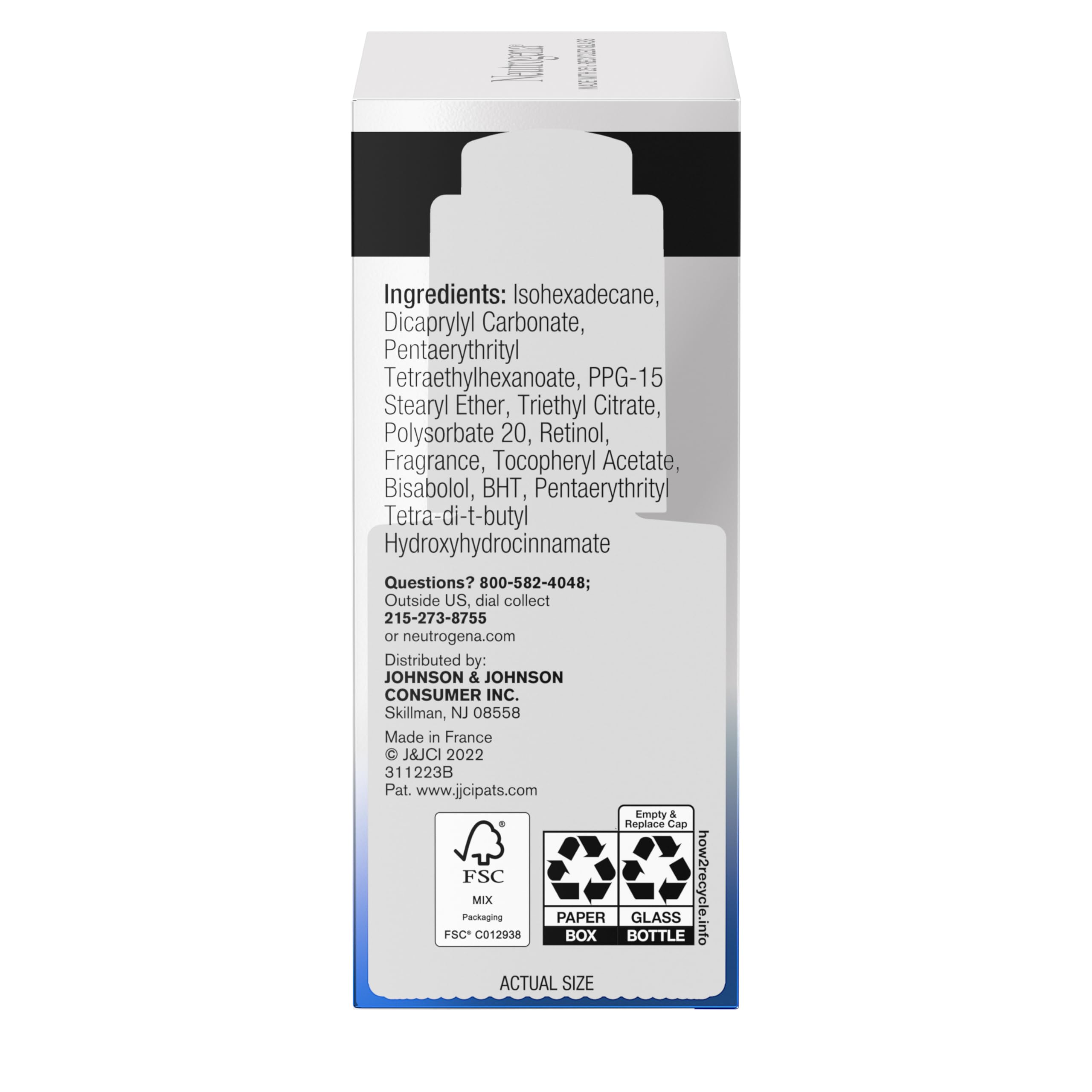 Neutrogena Rapid Wrinkle Repair Serum nighttime routine application for visible anti-aging steps