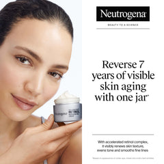 Neutrogena Rapid Wrinkle Repair texture closeup on skin
