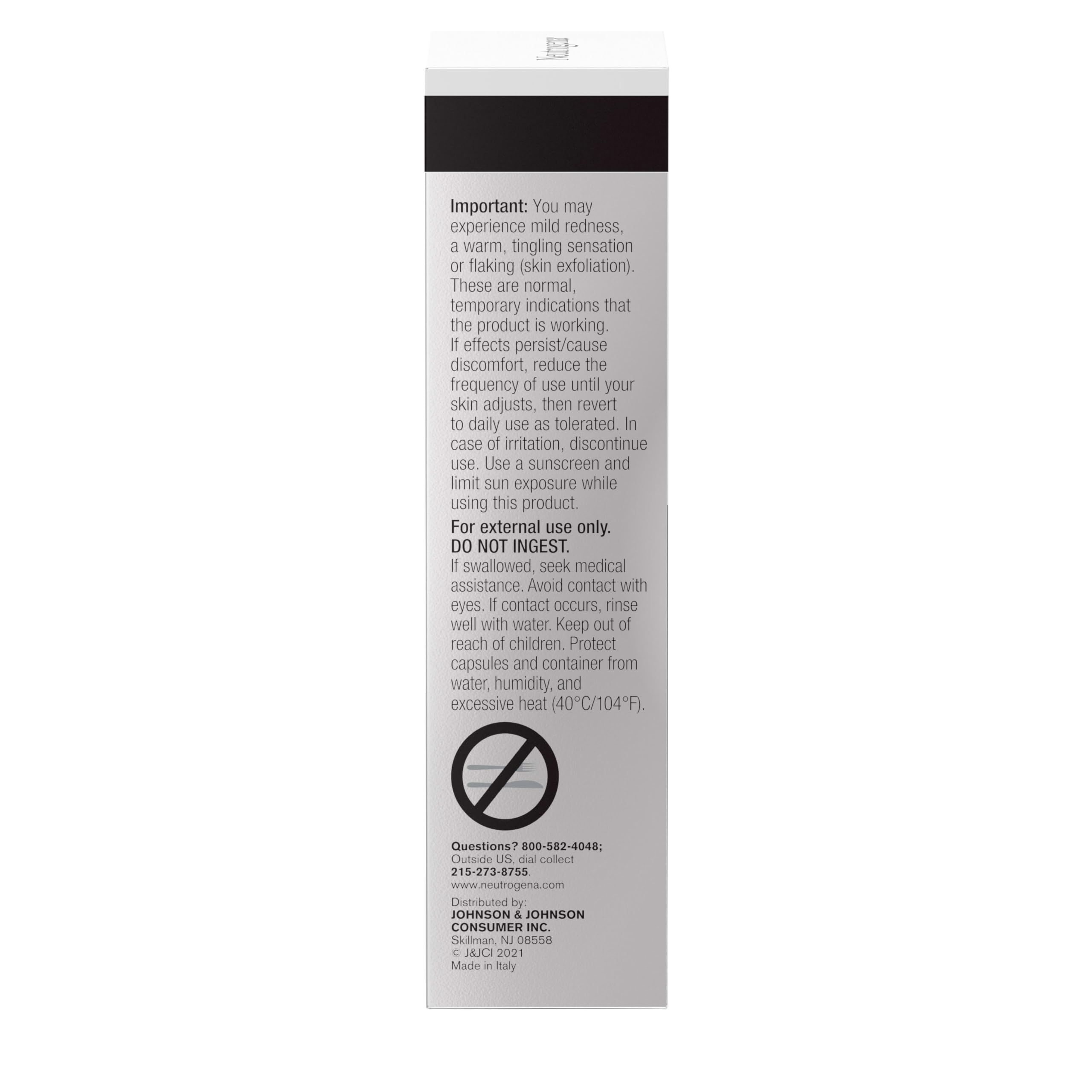 Neutrogena Rapid Wrinkle Repair travel-friendly pack for on-the-go use.