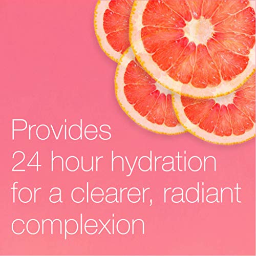 Neutrogena Refreshingly Clear oil-free moisturiser face-application demonstrates morning and evening use.