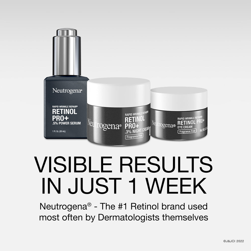 Neutrogena Retinol Pro+ Night Cream texture swirl in jar