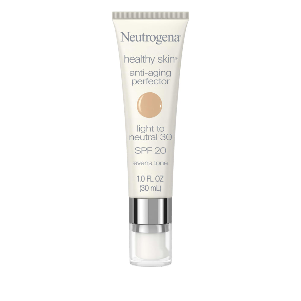 Neutrogena Retinol Treatment tinted moisturizer bottle with SPF 20 delivering hydration.