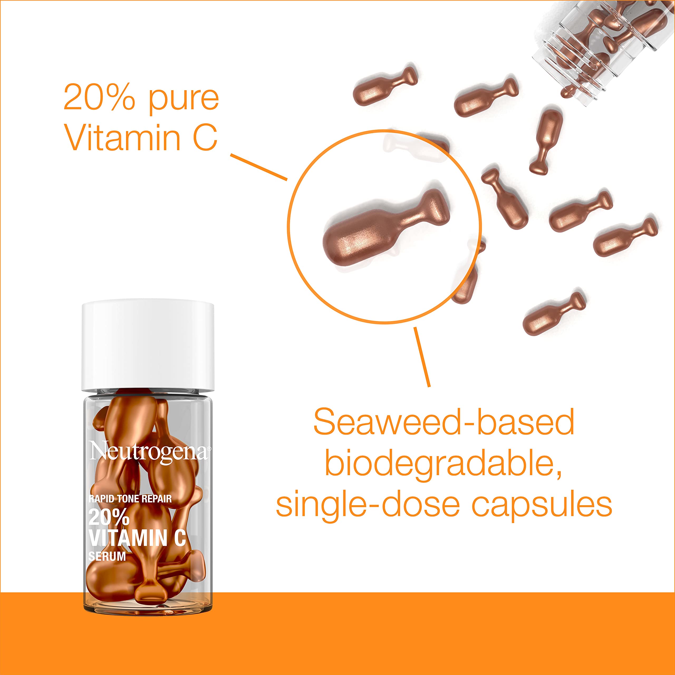 Applying Neutrogena serum on hand to promote even tone.