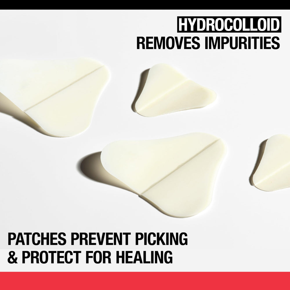Neutrogena Stubborn Acne patch large triangle covers cheeks and jawline for targeted care