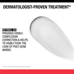 Neutrogena Stubborn Marks PM Treatment box shown as part of a dermatologist-recommended routine.