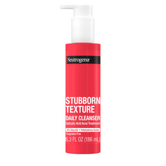 Neutrogena Stubborn Texture cleanser bottle for daily acne care