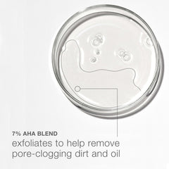 Neutrogena Exfoliant ingredients glycolic and citric acids for pore clearing