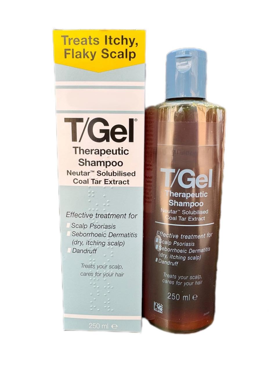 Neutrogena T-Gel foamy lather demonstrates rich texture for even distribution