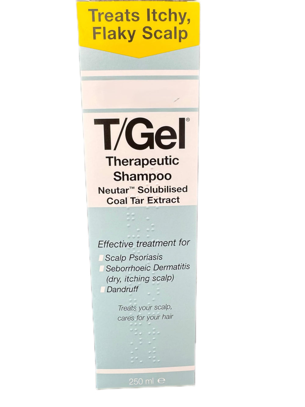 Neutrogena T-Gel finished look suggests clean feel and light residue
