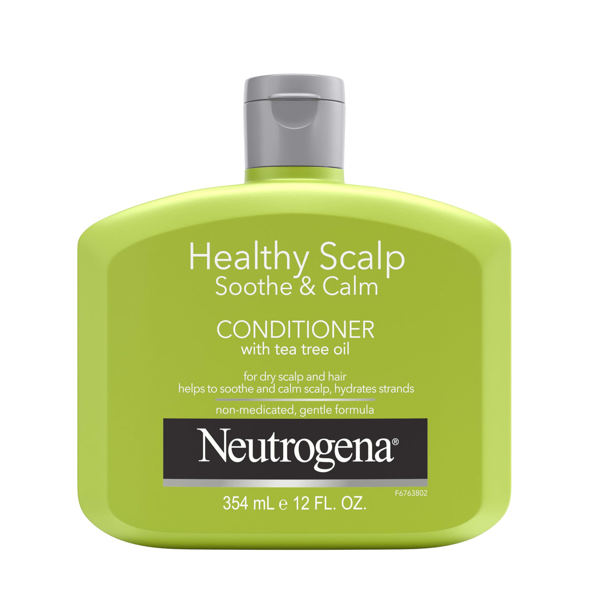 Neutrogena Tea Tree Oil Conditioner bottle front showing brand and soothing use