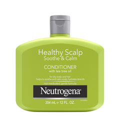 Neutrogena Tea Tree Oil Conditioner bottle front showing brand and soothing use
