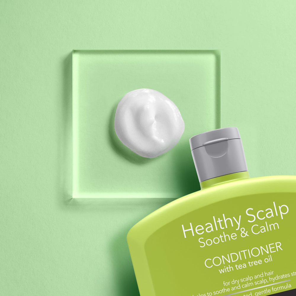 Neutrogena Tea Tree Oil Conditioner alongside Healthy Scalp Shampoo for routine