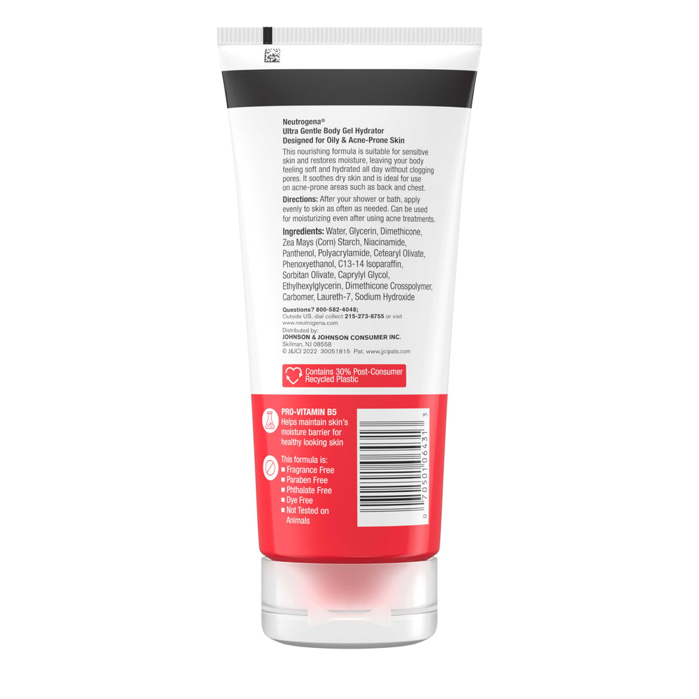Neutrogena Ultra Gentle Body Gel Hydrator is fragrance-free and ideal for sensitive skin.