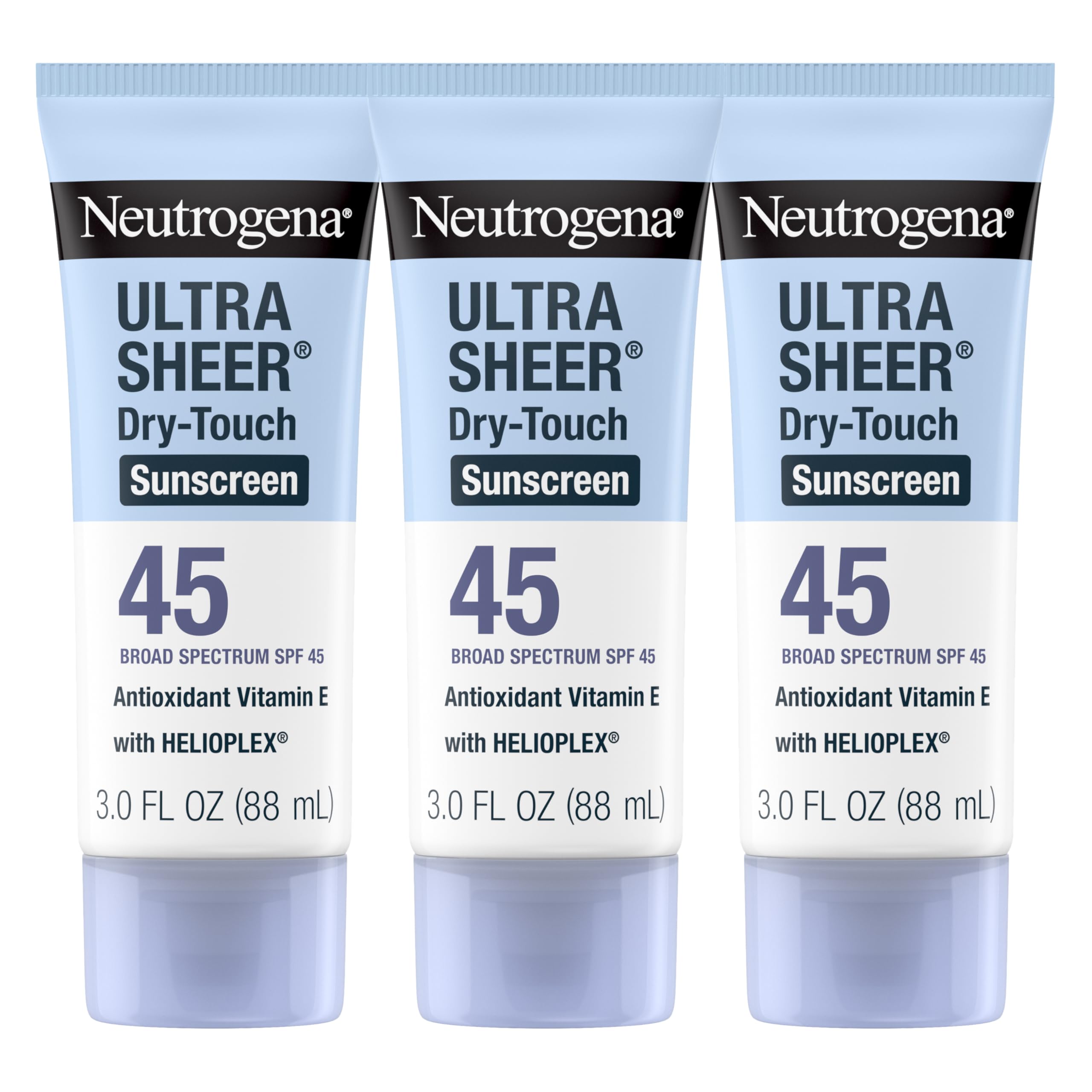 Neutrogena Ultra Sheer Dry-Touch face SPF 45 travel pack for on-the-go protection
