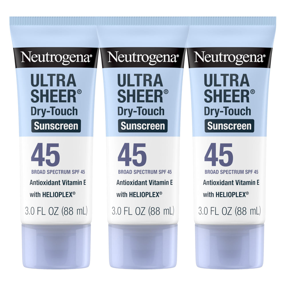 Neutrogena Ultra Sheer Dry-Touch face SPF 45 travel pack for on-the-go protection