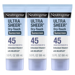 Neutrogena Ultra Sheer Dry-Touch face SPF 45 travel pack for on-the-go protection