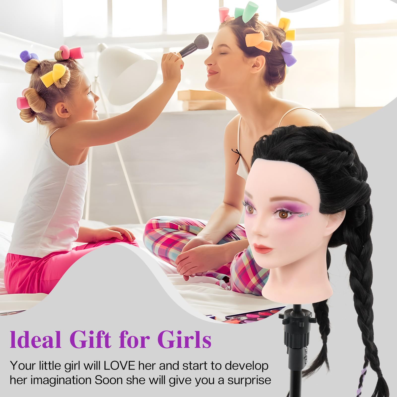 Neverland Beauty mannequin head makes a thoughtful gift for stylists and students.
