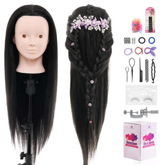 Neverland Beauty head’s realistic stitching and volume aid lifelike styling sessions.