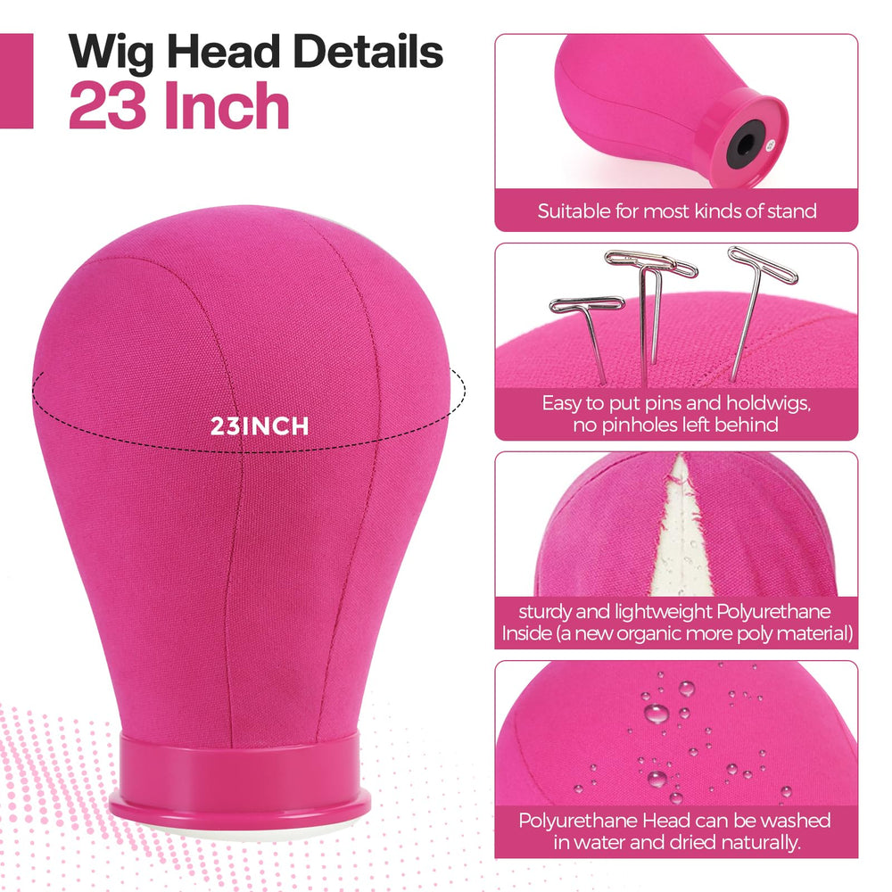 Neverland Wig Stand Tripod securely holds wigs during styling and display