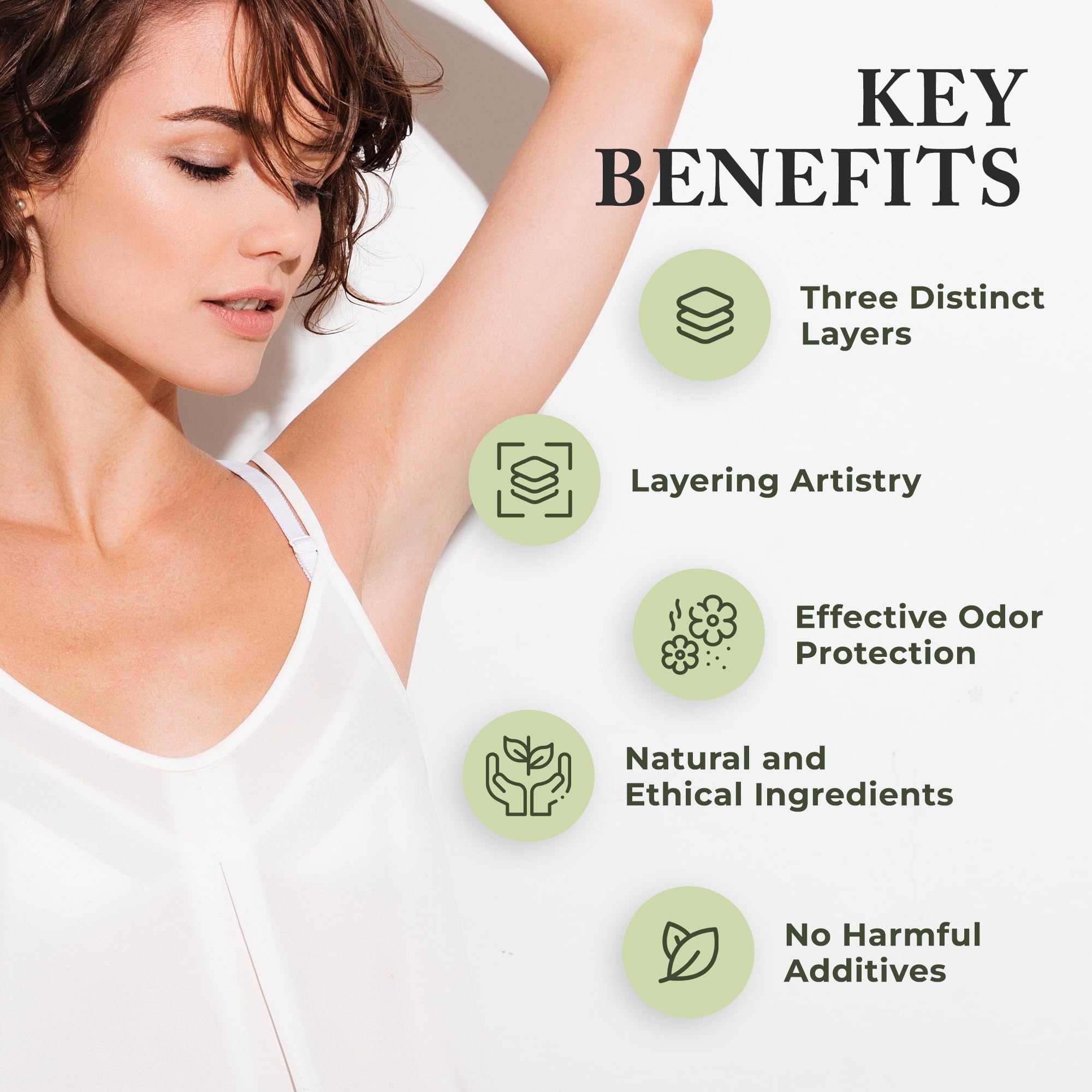 Nevo all natural ingredients with aluminum free vegan formula