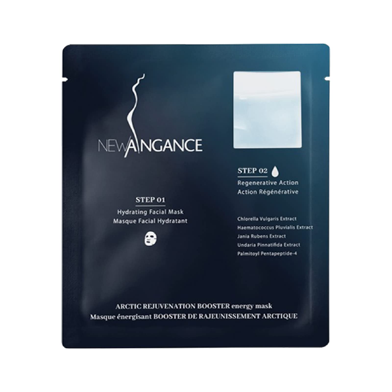 NEW ANGANCE Arctic Rejuvenation Booster mask fiber closeup aids absorption.