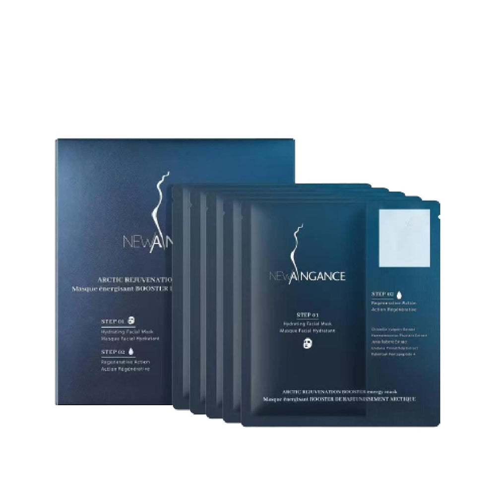 NEW ANGANCE Arctic Rejuvenation Booster mask pack for intensive hydration and vitality.