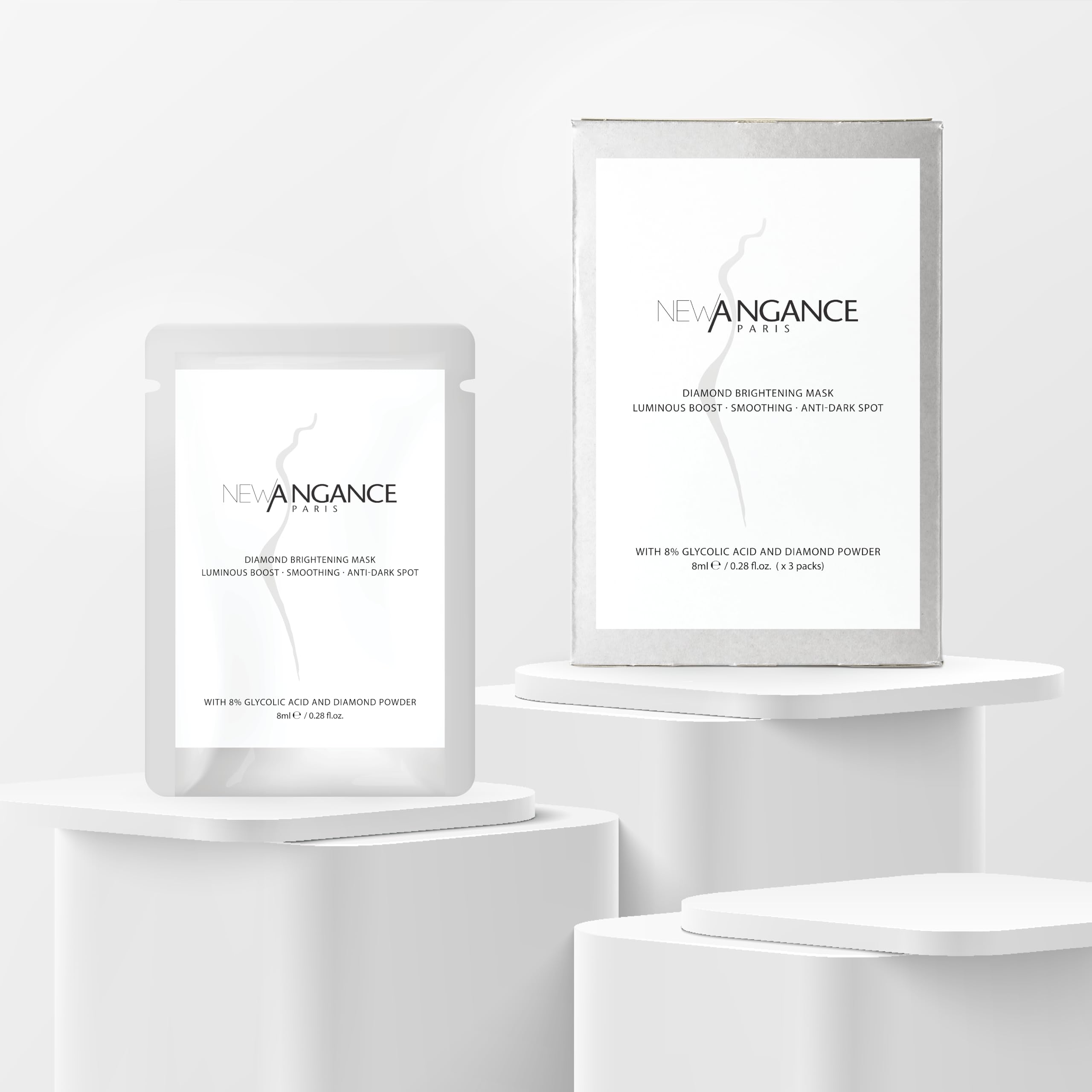 NEW ANGANCE Mask uses glycolic acid exfoliation for smoother texture.