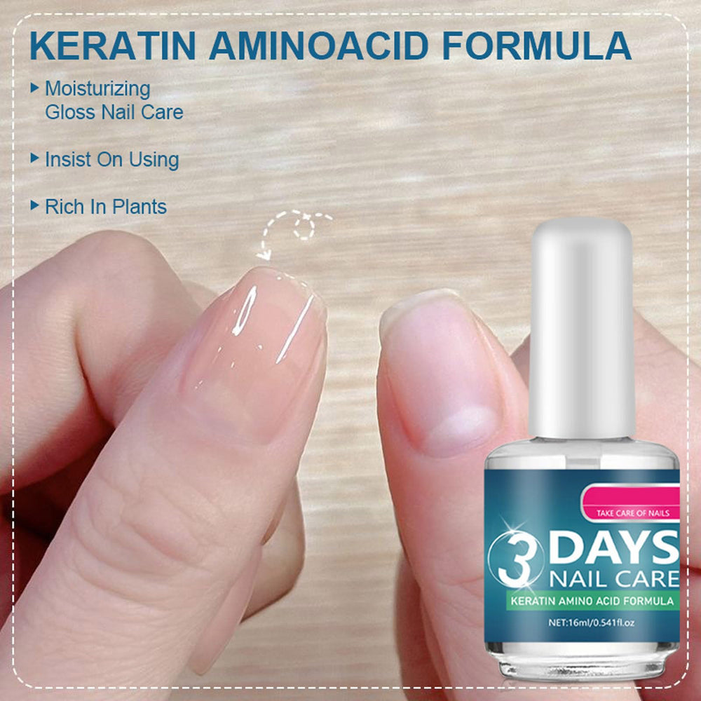 New Cover Clear Nail Polish showing natural glossy finish