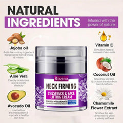 New Irven anti-wrinkle neck cream close-up texture.