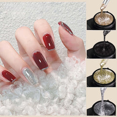 New Irven glitter gel polish in action for easy at-home nail art